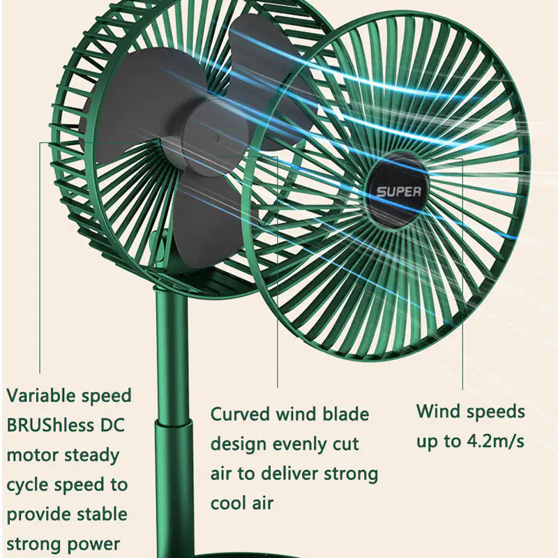 Mini ventilador recargable